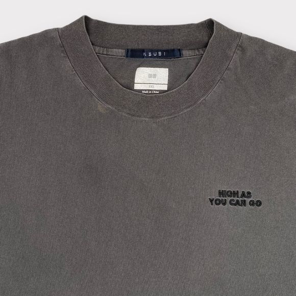 Ksubi Men's 2XL Gray Crew Neck T Shirt Long Sleeve Embroidered Logo LIMITED - Picture 4 of 16